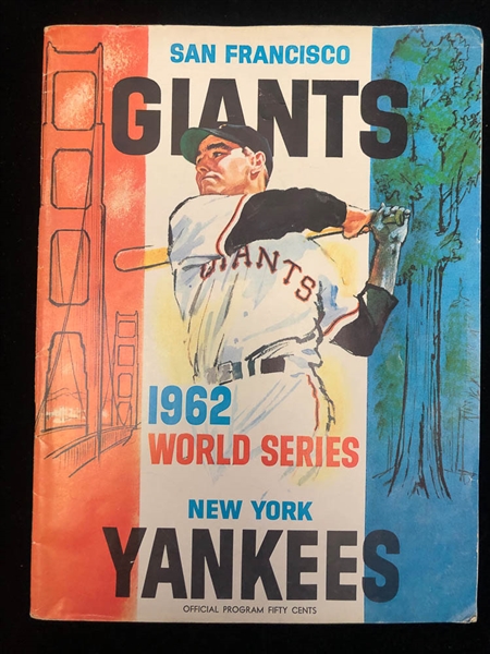 Lot of 5 Signed Yankees World Series Programs 1962-1964 - JSA Auction Letter