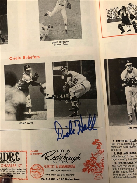 Lot of 5 Signed World Series & Championship Series Programs 1965-1969 - JSA Auction Letter