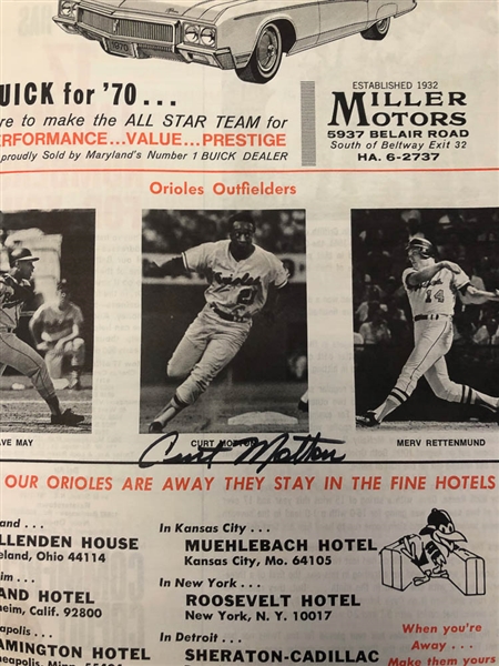 Lot of 5 Signed World Series & Championship Series Programs 1965-1969 - JSA Auction Letter