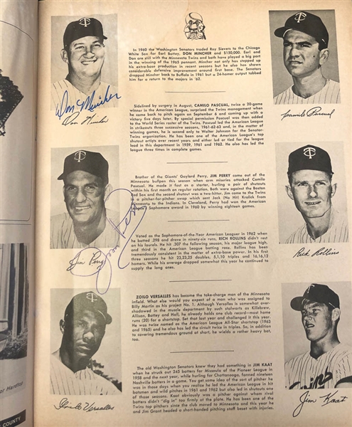 Lot of 5 Signed World Series & Championship Series Programs 1965-1969 - JSA Auction Letter
