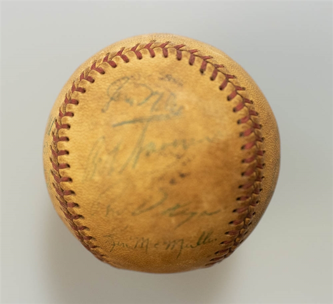Lot of 3 Vintage Team Signed Baseballs 1966-1985 - JSA Auction Letter