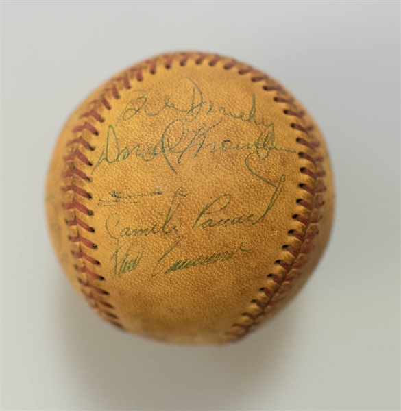 Lot of 3 Vintage Team Signed Baseballs 1966-1985 - JSA Auction Letter