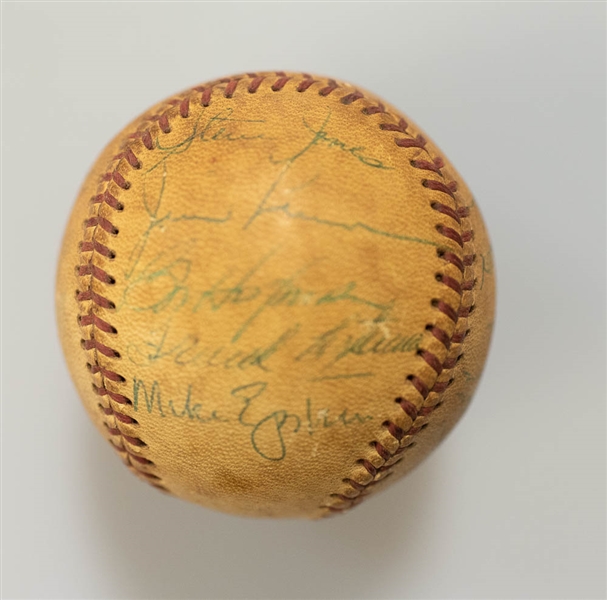 Lot of 3 Vintage Team Signed Baseballs 1966-1985 - JSA Auction Letter