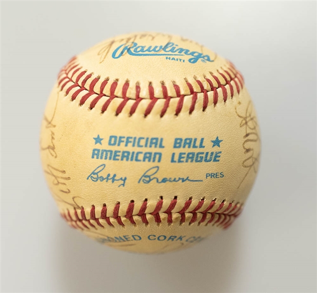 Lot of 3 Vintage Team Signed Baseballs 1966-1985 - JSA Auction Letter