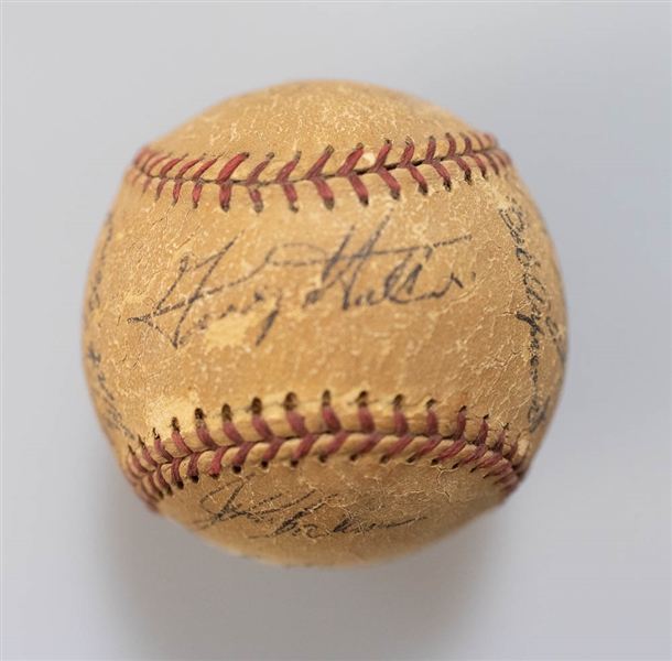 Lot of 3 Vintage Team Signed Baseballs 1966-1985 - JSA Auction Letter