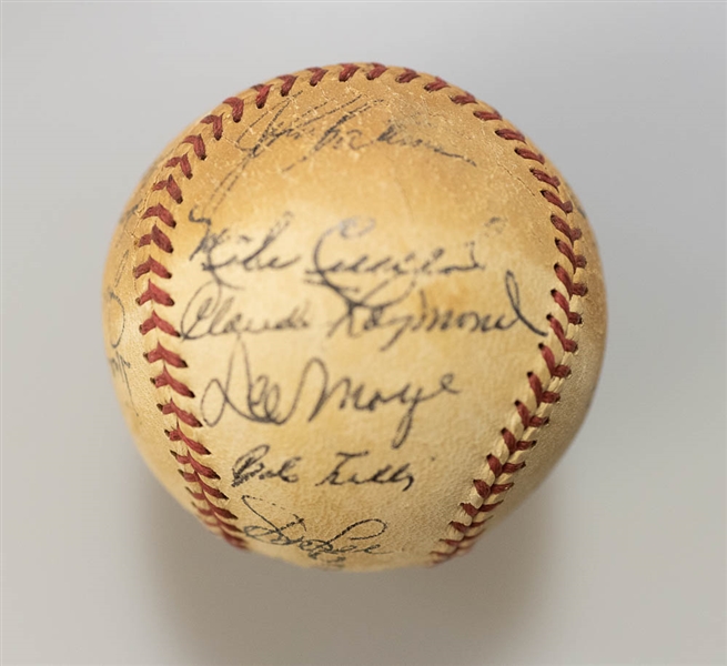 Lot of 3 Vintage Team Signed Baseballs 1966-1985 - JSA Auction Letter