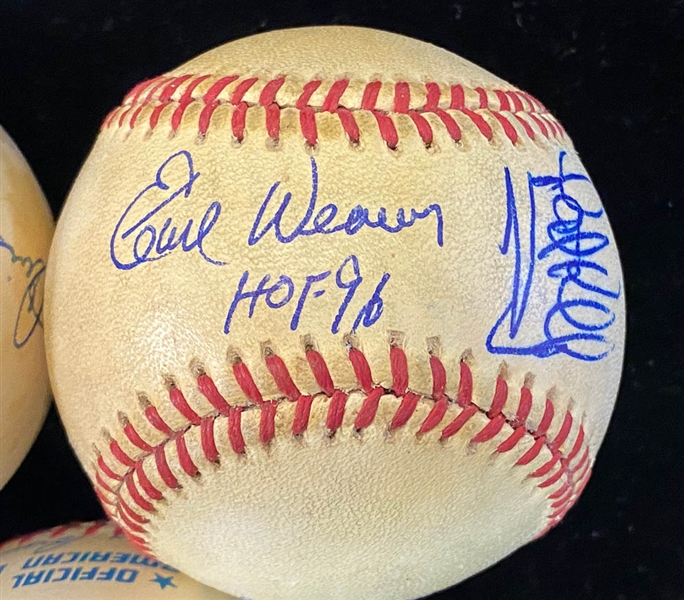 Lot of 5 Orioles Multi Signed Baseballs (1970s-1980s) - JSA Auction Letter