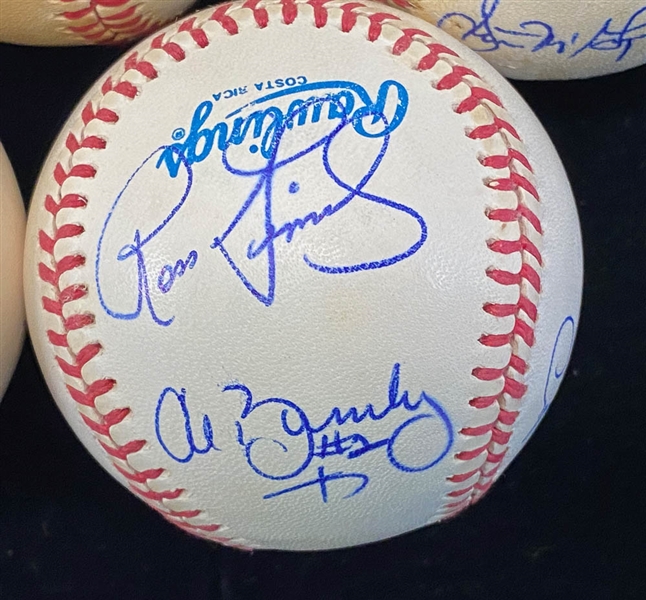 Lot of 5 Orioles Multi Signed Baseballs (1970s-1980s) - JSA Auction Letter