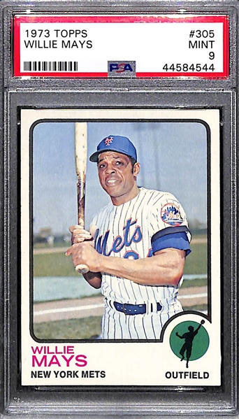 1973 Topps Willie Mays #305 PSA 9