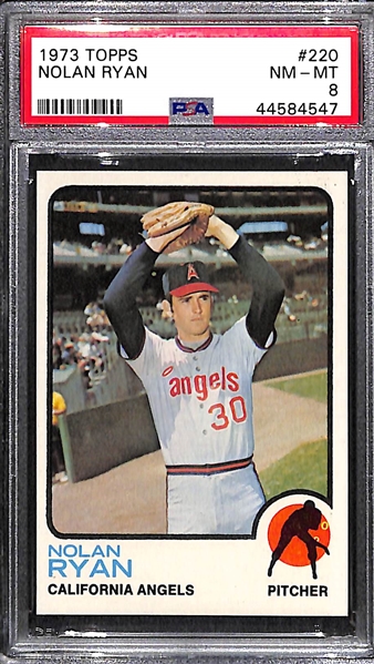 1973 Topps Nolan Ryan #220 PSA 8