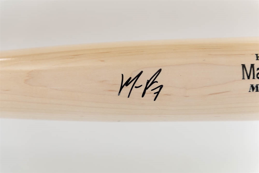 Maikel Franco Signed Game Model Marucci Baseball Bat - MLB COA
