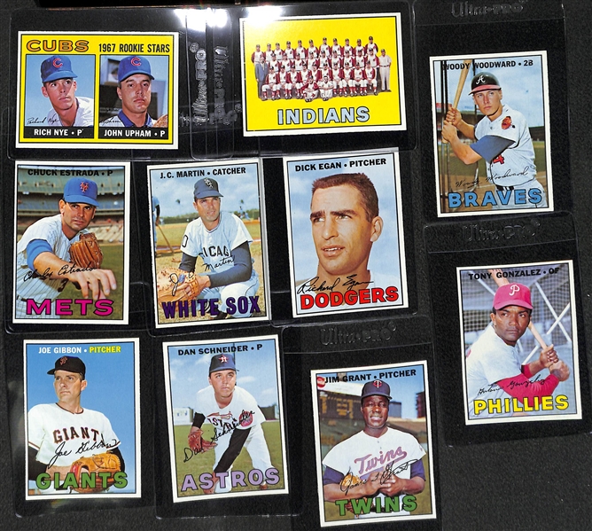 Mostly Pack-Fresh 1967 Topps Near Complete Set (543 of 609 cards) Inc. 5 PSA 8 or 9 cards (Inc. PSA 8 Whitey Ford and PSA 9 Fregosi)