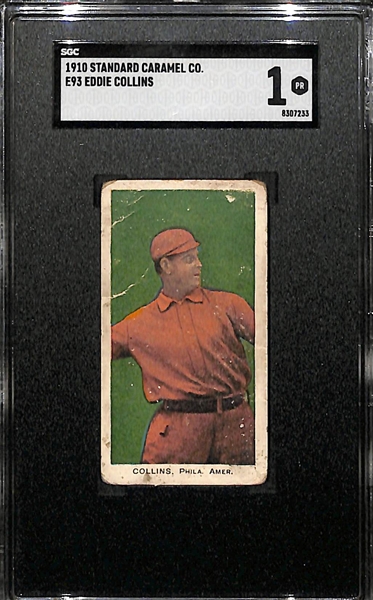 1910 E93 Standard Caramel Company Eddie Collins - SGC 1