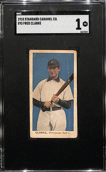 1910 E93 Standard Caramel Company Fred Clarke - SGC 1