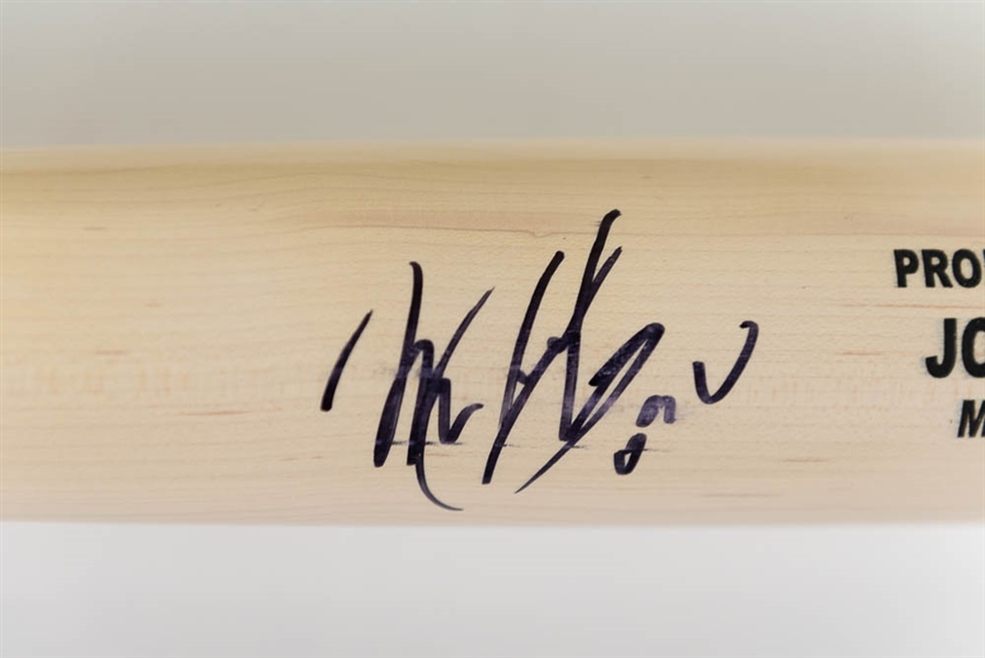 Jorge Alfaro Signed Game Model Dinger Baseball Bat - MLB COA