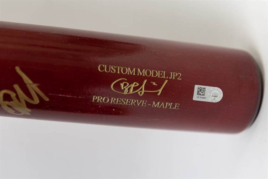 JP Crawford Signed Game Model Victus Baseball Bat - MLB COA