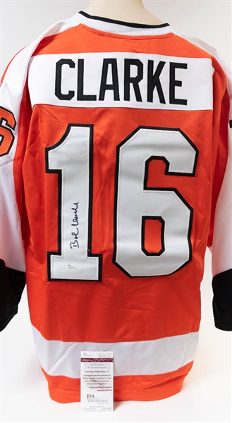 Bobby Clarke Signed Flyers Jersey (JSA COA)