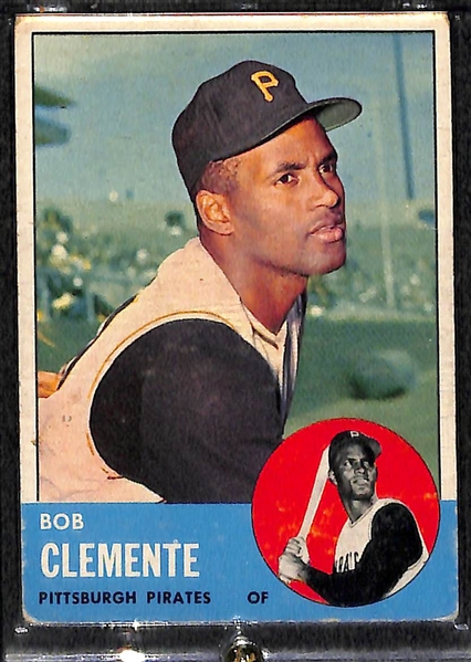 Roberto Clemente Lot - 1960 Topps #326 PSA 2.5, 1963 Topps #540, 1973 Topps #50 PSA 4