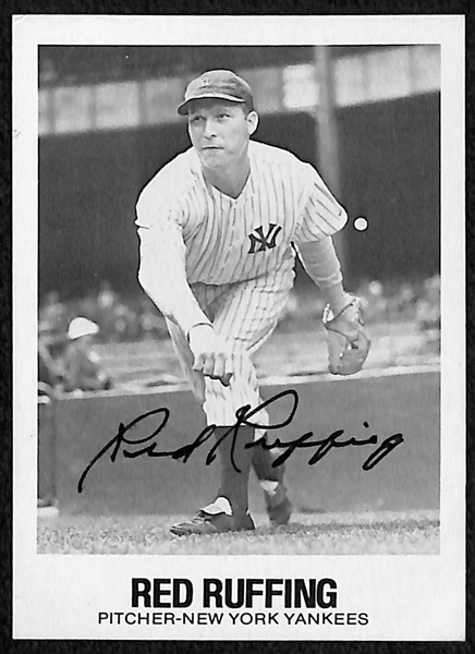 1979 TCMA Renata Galasso Cards Signed by Hank Greenberg & Red Ruffing  - JSA Auction Letter