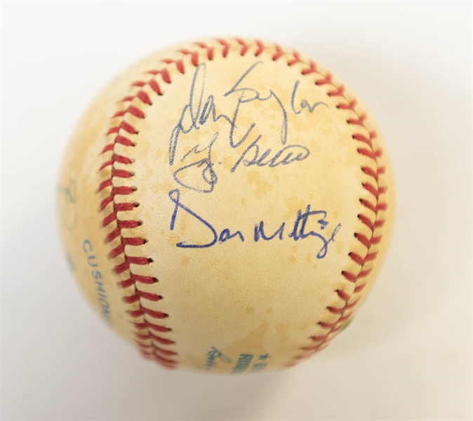 1985 New York Yankees Signed Baseball w/ Yogi Berra, Mattingly, Guidry, Winfield, P. Niekro, Baylor, Righetti - JSA Auction Letter