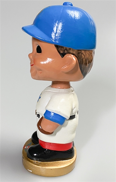 Vintage SCARCE 1968 Seattle Pilots Bobblehead with Bat & Glove - Gold Round Base