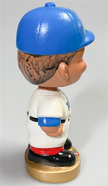 Vintage SCARCE 1968 Seattle Pilots Bobblehead with Bat & Glove - Gold Round Base