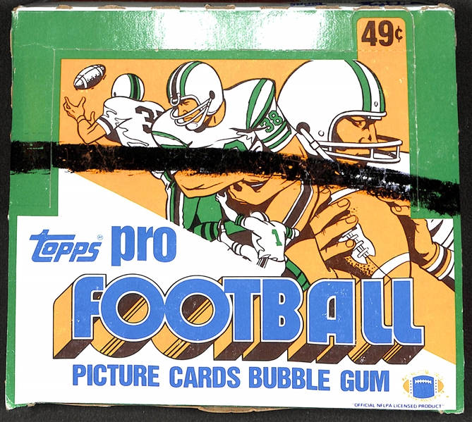 1981 Topps Football Cello Box (Joe Montana Rookie Year)