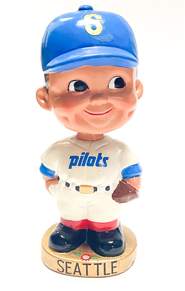 RARE Seattle Pilots Bobblehead (w/ Original Box)