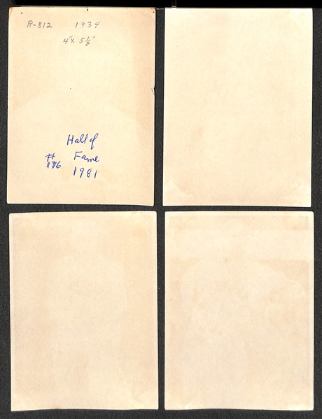 Lot Detail - Lot of (4) 1936 R312 Goudey Color Pastel Premiums w ...