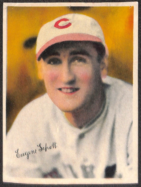 Lot Detail - Lot of (4) Cincinnati Reds 1936 R312 Goudey Color Pastel ...