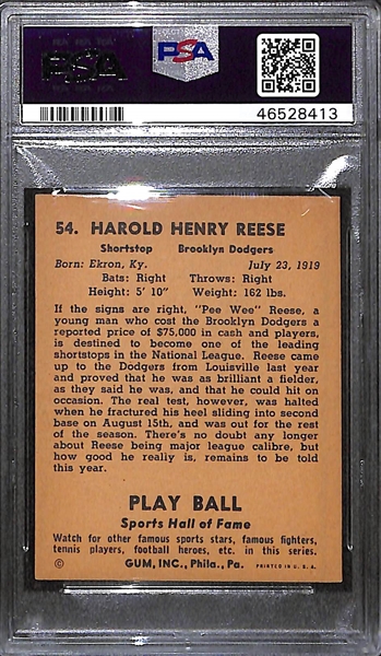 1941 Play Ball Pee Wee Reese #54 Graded PSA 5 (EX)