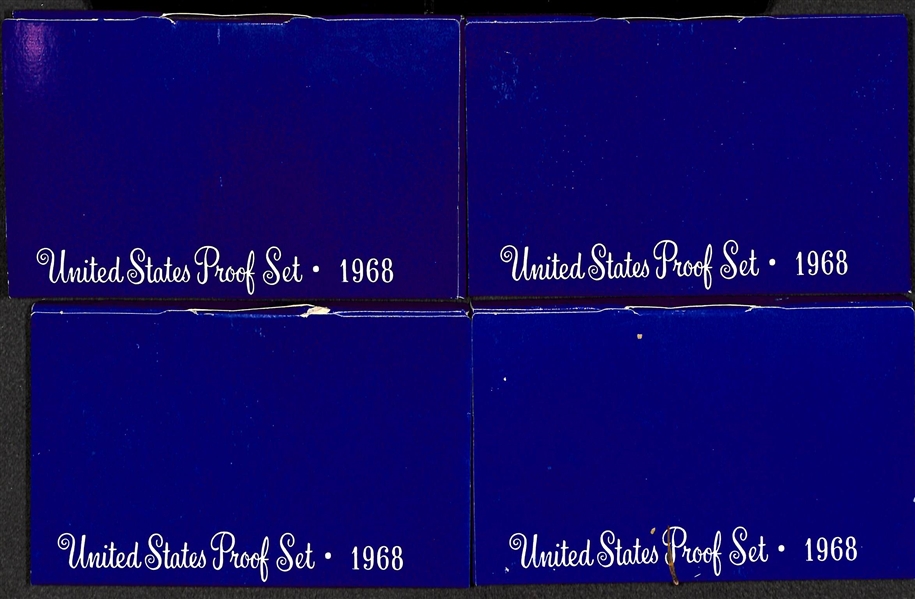 Lot of 4 - 1968 United States Proof Sets