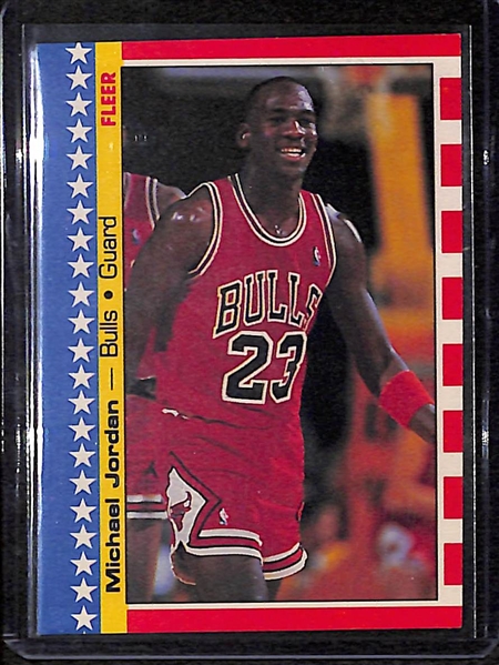 1987-88 Fleer Michael Jordan #2 2nd Year Sticker 