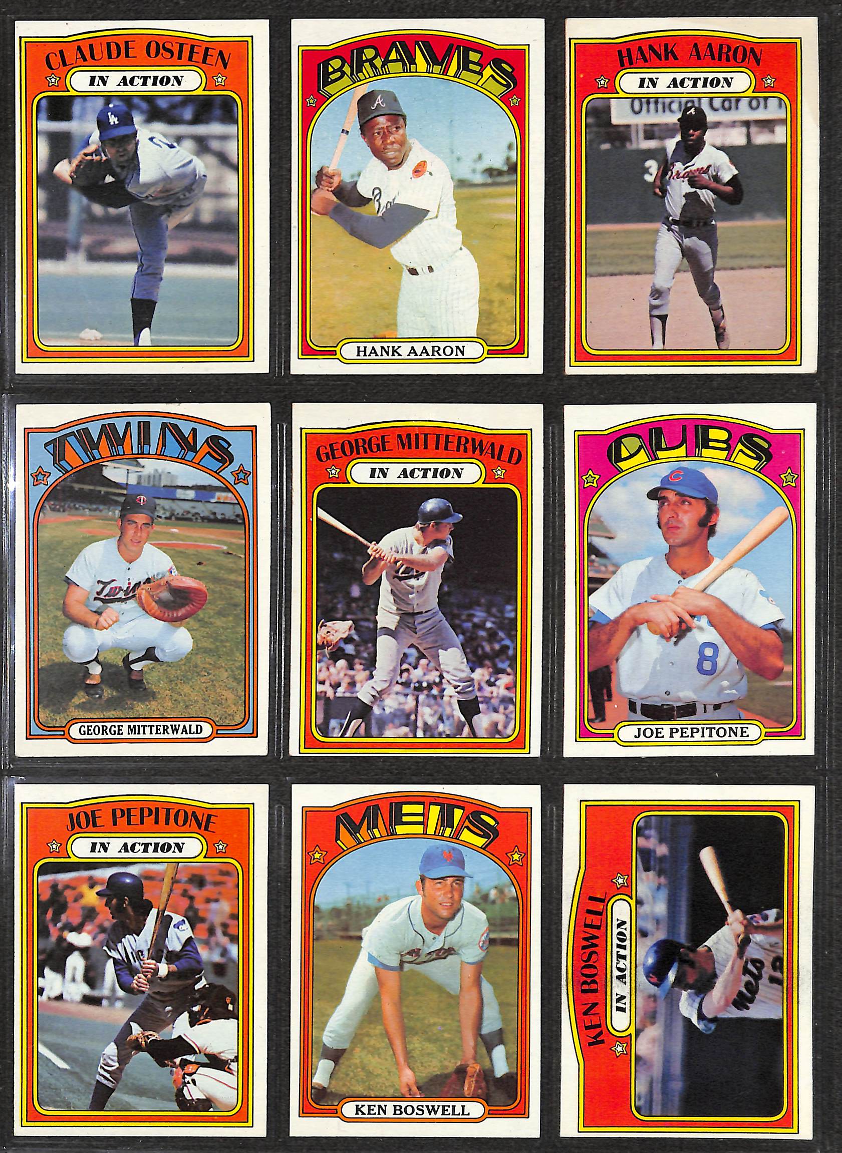 Lot Detail 1972 Topps Near Complete Baseball Card Set (Almost All 787
