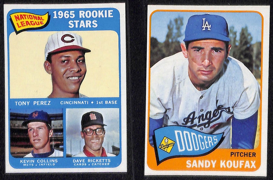 1965 Topps Set (Missing 6 Cards Above) - Mostly Pack-Fresh Cards