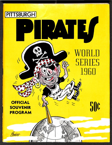 Unscored 1960 World Series Official Program (Pirates vs. Yankees) - VG-EX (Pirates Team Cover)