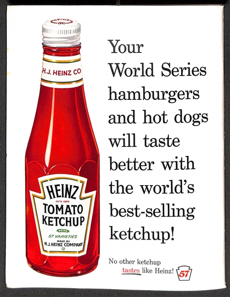 Unscored 1960 World Series Official Program (Pirates vs. Yankees) - VG-EX (Pirates Team Cover)
