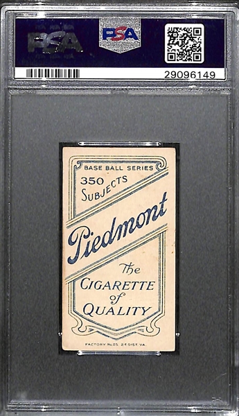 1909-11 T206 Rube Marquard Tobacco Card (Piedmont 350 Back) Graded PSA 5(MC) - From the Charles Bray Collection