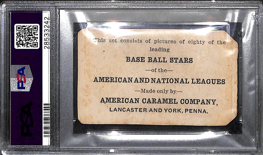 1921 E121 American Caramel Walter Johnson (Throwing) - Series of 80 - Graded PSA Authentic/Altered (Cut Corners)