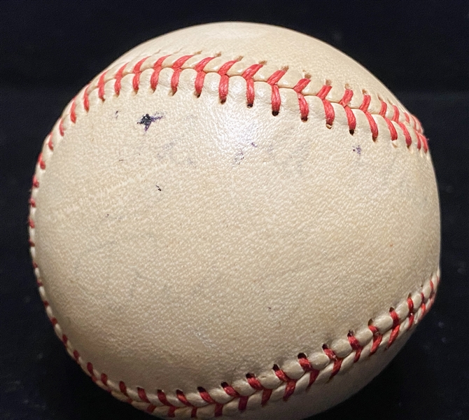 Frank Frisch Single-Signed Baseball w/ The Old Flash Inscription - PSA/DNA LOA
