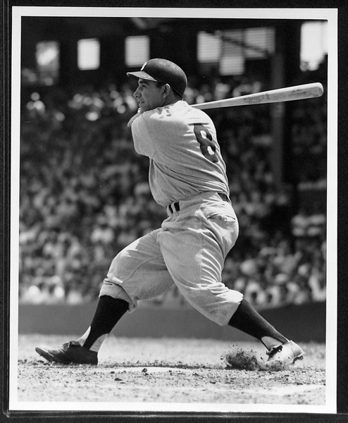 Original c. 1960s Yogi Berra Type 1 Photo  (8x10) by Don Wingfield - PSA/DNA Letter of Authenticity