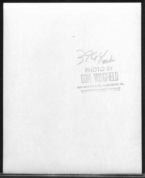 Original c. 1960s Billy Martin Type 1 Photo  (8x10) by Don Wingfield - PSA/DNA Letter of Authenticity