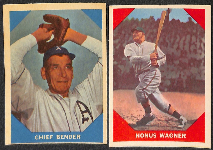 1960 Fleer Baseball Greats Complete High-Grade Set - All 79 Cards!