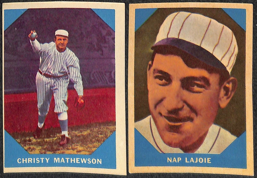 1960 Fleer Baseball Greats Complete High-Grade Set - All 79 Cards!