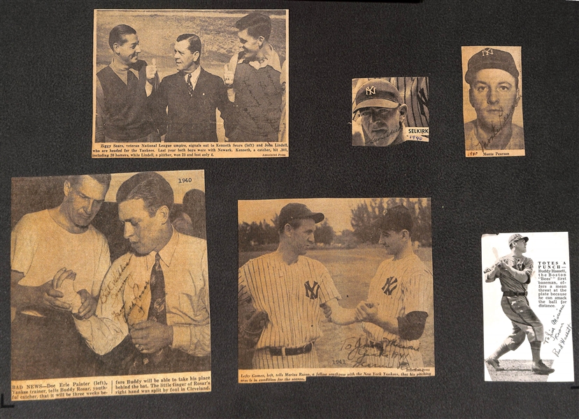 1950s-1960s Babe Ruth Real Photo Postcard Off Original Negative (From George Burke/George Brace)