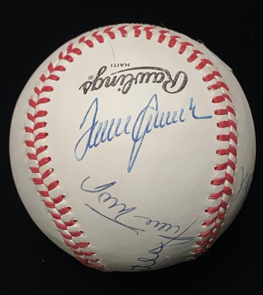 HOFer Signed ONL Baseball - Mickey Mantle, Willie Mays, Duke Snider, Johnny Bench, Tom Seaver (JSA LOA)