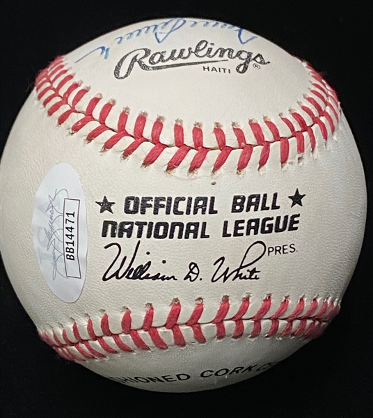 HOFer Signed ONL Baseball - Mickey Mantle, Willie Mays, Duke Snider, Johnny Bench, Tom Seaver (JSA LOA)