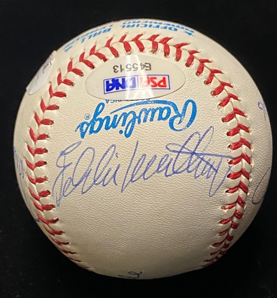 500 HR Signed Baseball (8 Signatures) - Mickey Mantle, Ted Williams, Willie Mays, Mathews, Banks, Jackson, F. Robinson, McCovey