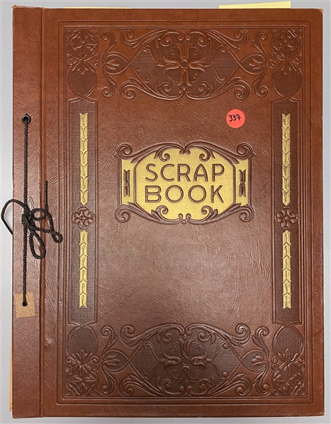 1941 Baseball Scrapbook from Uncle Jimmy Collection w. Autographs of Pete Reiser and Babe Dahlgren