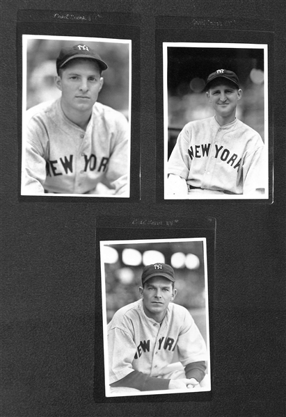 Lot of (7) 1930s-40s George Burke Type 1 Photos (4x6) w. D. DiMaggio, V. DiMaggio, T. Lazzeri